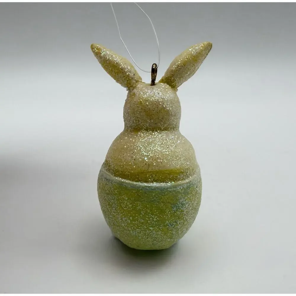 Department 56 Krinkles Mini Bunny Ornament 2” by Patience Brewster Easter Decor